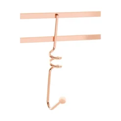 Swirl Copper Finish Over Door Hanger