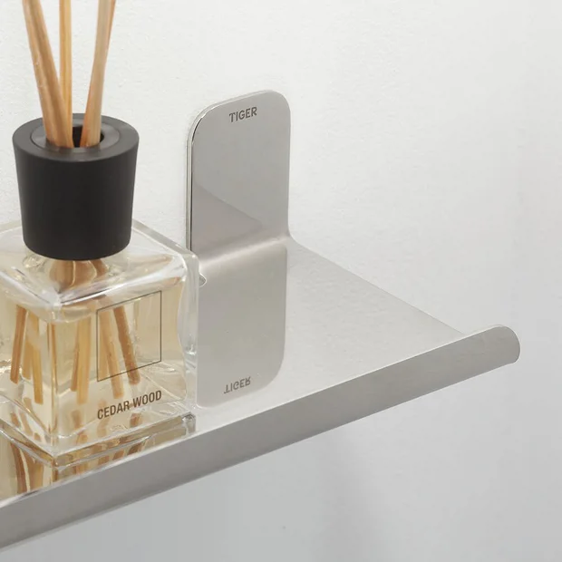 Tiger Colar 300mm Shelf - Polished Stainless Steel 1 Tiger Colar 300mm Shelf - Polished Stainless Steel