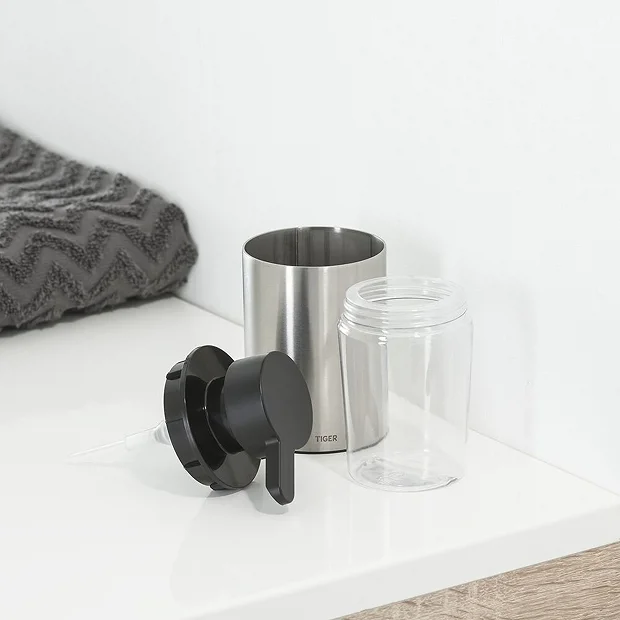 Tiger Colar Freestanding Soap Dispenser - Brushed Stainless Steel 5 Tiger Colar Freestanding Soap Dispenser - Brushed Stainless Steel - Image 5