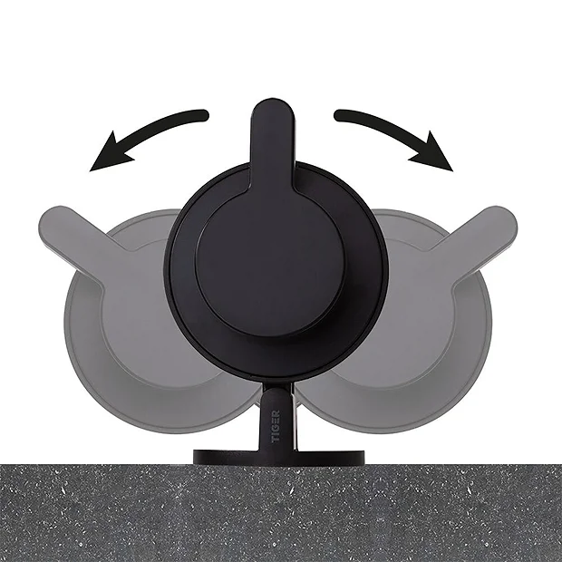 Tiger Tune Swivel Soap Dispenser - Brushed Brass/Black 5 Tiger Tune Swivel Soap Dispenser - Brushed Brass/Black - Image 5