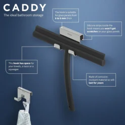 Tiger Caddy Shower Hook - Chrome -The Bathroom Shop 1401230346 d1