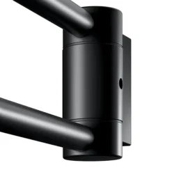 Keuco Plan Double Swivel Towel Rail - Black -The Bathroom Shop 14918370000 d2