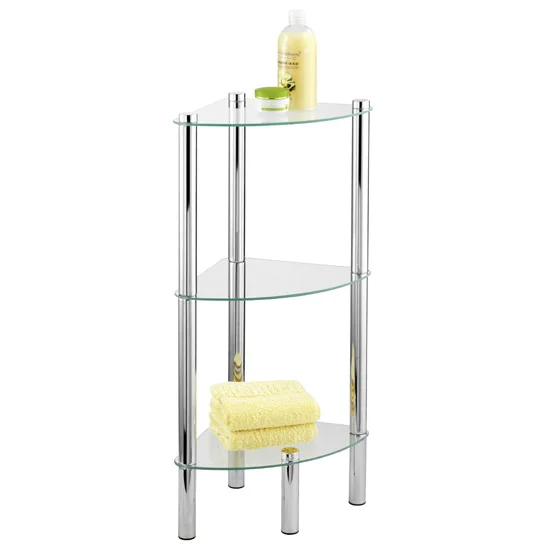 Wenko Yago Household And Bath 3 Tier Corner Shelf - Chrome 1 Wenko Yago Household And Bath 3 Tier Corner Shelf - Chrome