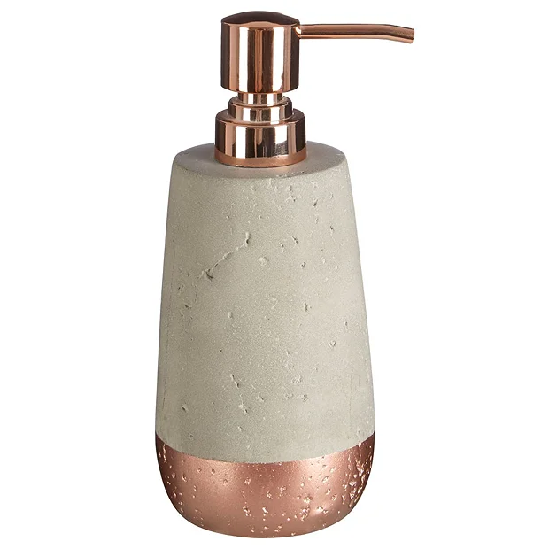 Neptune 200ml Lotion/Soap Dispenser - Concrete & Copper 2 Neptune 200ml Lotion/Soap Dispenser - Concrete & Copper - Image 2