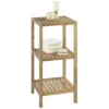 Wenko Norway 3 Tier Household & Bath Shelf - Walnut Wood