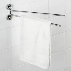 Wenko Power-Loc Sion Double Towel Holder