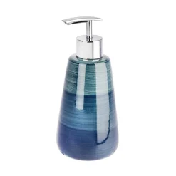 Wenko Pottery Petrol Ceramic Soap Dispenser