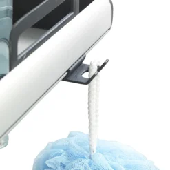 Wenko Line Telescopic 3-Tier Corner Shelf Storage -The Bathroom Shop 22828100 d2n