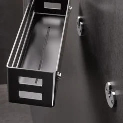 Keuco Shower Basket - Black -The Bathroom Shop 24954370000 d3