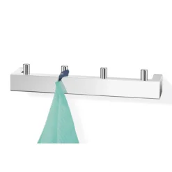 Zack Linea Towel Hook Rail - Polished Finish