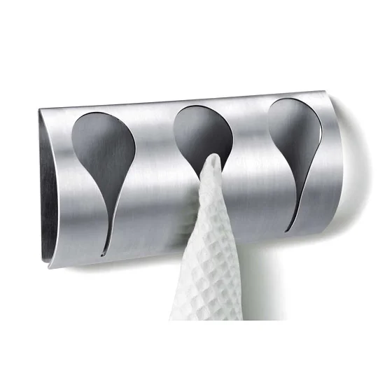 Zack Genio Towel Clip Rack - Stainless Steel 1 Zack Genio Towel Clip Rack - Stainless Steel