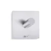 Zack Duplo Square Towel Hook - Stainless Steel