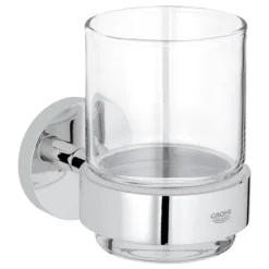 Grohe Essentials Glass Tumbler With Holder