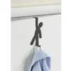 Wenko 'Boy' Stainless Steel Door Hook - Black