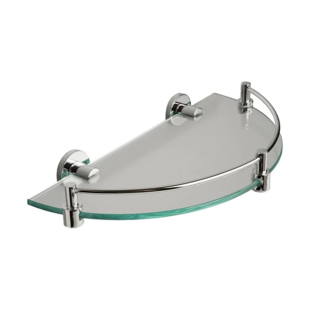 Miller - Classic Glass Cloakroom Shelf 1 Miller - Classic Glass Cloakroom Shelf
