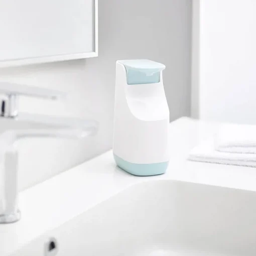 Joseph Joseph Slim Compact Soap Dispenser - White/Blue -The Bathroom Shop 70503 d6