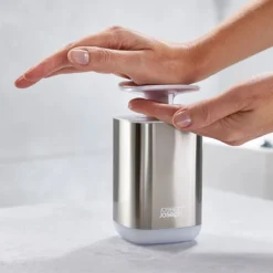 Joseph Joseph Presto Steel Hygienic Soap Dispenser -The Bathroom Shop 70532 d1