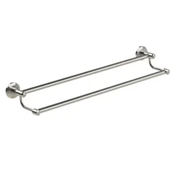 Miller Oslo Polished Nickel Double Towel Rail