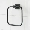 Miller Atlanta Matt Black Towel Ring