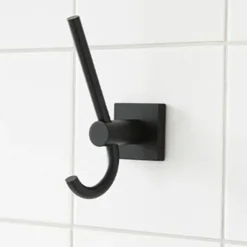 Miller Atlanta Matt Black Double Robe Hook