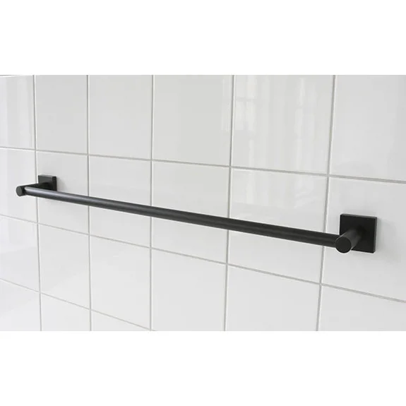 Miller Atlanta 645mm Matt Black Towel Rail 1 Miller Atlanta 645mm Matt Black Towel Rail