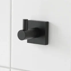 Miller Atlanta Matt Black Single Robe Hook