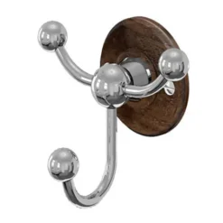 Burlington Triple Robe Hook - Walnut