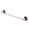 Burlington Single Towel Rail - Walnut