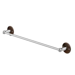 Burlington Single Towel Rail - Walnut