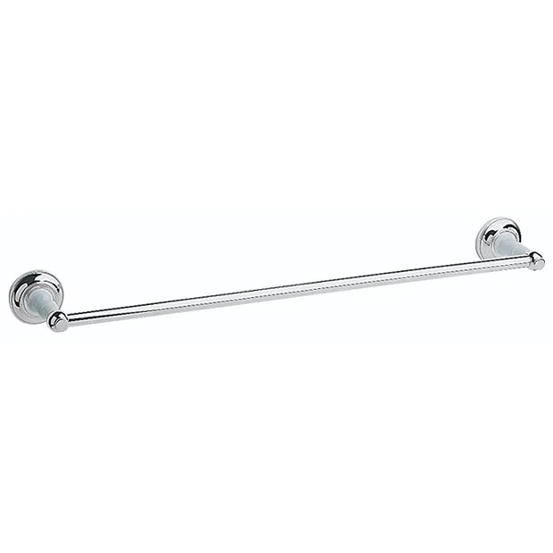 Heritage - Clifton Single Towel Rail - Chrome 1 Heritage - Clifton Single Towel Rail - Chrome