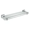 Heritage Chancery Single Glass Shelf - Chrome