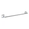 Heritage Chancery Single Towel Rail - Chrome