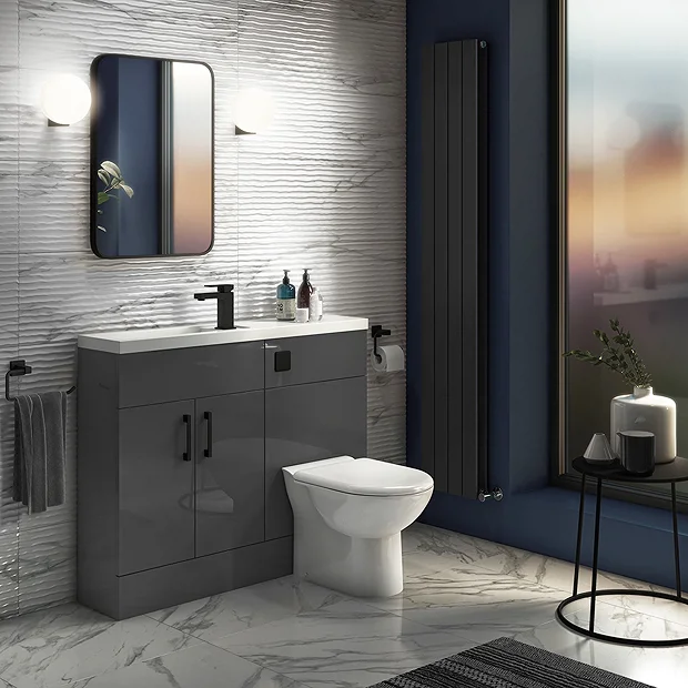 Arezzo Matt Black Towel Ring 1 Arezzo Matt Black Towel Ring