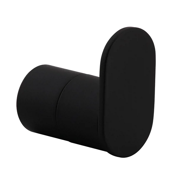 Arezzo Matt Black Robe Hook 3 Arezzo Matt Black Robe Hook - Image 3