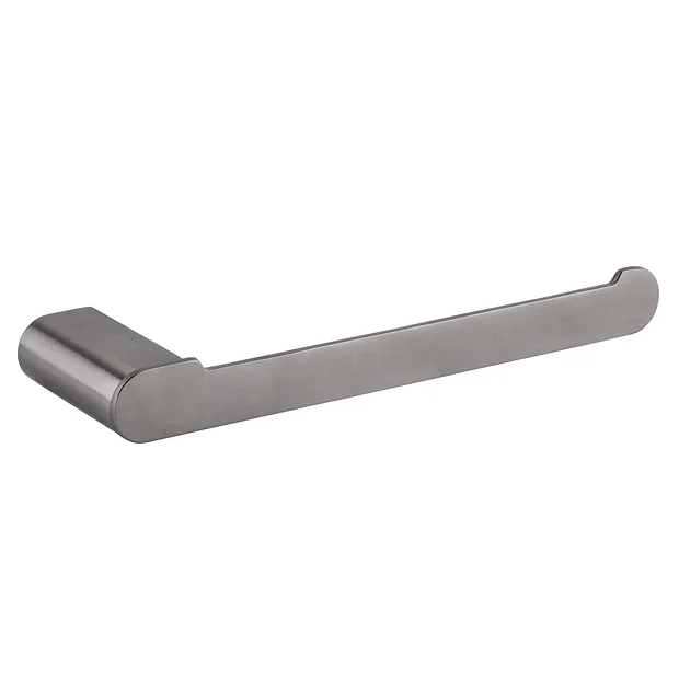 Arezzo Gunmetal Grey 220mm Towel Rail 2 Arezzo Gunmetal Grey 220mm Towel Rail - Image 2