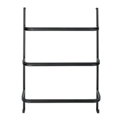 Black Hanging Towel Rack 6 Black Hanging Towel Rack -The Bathroom Shop blkwmr d2