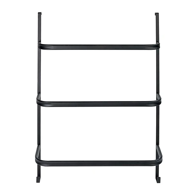 Black Hanging Towel Rack 3 Black Hanging Towel Rack - Image 3
