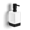 HIB Atto Black Wall Mounted Soap Dispenser