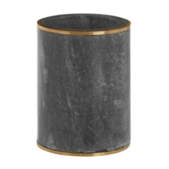 Toreno Grey Marble Brass Effect Tumbler