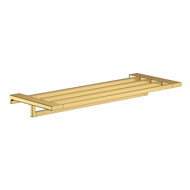 Hansgrohe AddStoris Polished Gold Optic Towel Rack 2 Hansgrohe AddStoris Polished Gold Optic Towel Rack - Image 2