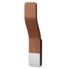 Asquiths Sliver/Teak Single Tube Magnetic Robe Hook