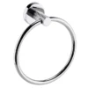Arezzo Industrial Style Chrome Round Towel Ring