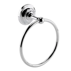 Hudson Reed Traditional Chrome Towel Ring