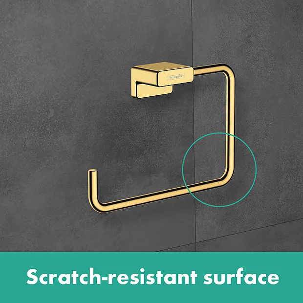 Hansgrohe AddStoris Polished Gold Optic Towel Ring 3 Hansgrohe AddStoris Polished Gold Optic Towel Ring - Image 3