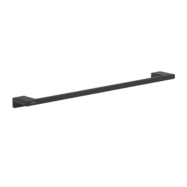 Hansgrohe AddStoris Matt Black Single Towel Rail 2 Hansgrohe AddStoris Matt Black Single Towel Rail - Image 2