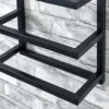Milan 5 Tier Towel Rack - Matt Black