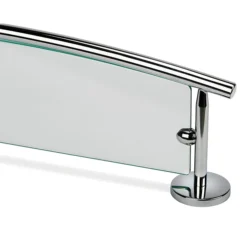 Croydex - Hampstead Glass Shelf - Chrome -The Bathroom Shop qm641441ai2