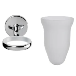 Croydex - Hampstead Tumbler & Holder - Chrome -The Bathroom Shop qm641841ai3