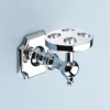 Silverdale Luxury Victorian Toothbrush Holder - Polished Chrome