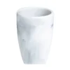 Trafalgar White Marble Effect Polyresin Tumbler